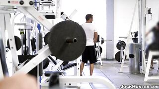 Jock works out & gets an anal exam