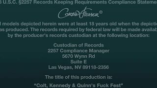 Colt, Kennedy & Quinn's Fuck Fest