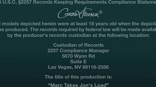 Marc Takes Jon's Load