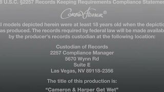 Cameron & Harper Get Wet