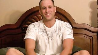 AIDEN Sexy Navy guy squirts a huge load