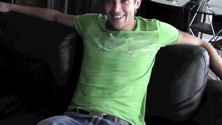 BRETT GETS MILKED DURING HIS 1st GAY MASSAGE