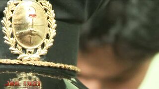 Teen convict drills tough gay officer in the ass