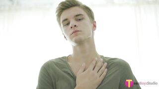 Dildo Boy Abbey Fucks His Perfect Hole