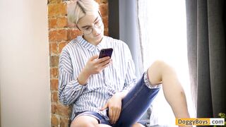 Karol & His Twink Boy Dildo - Karol Gajda