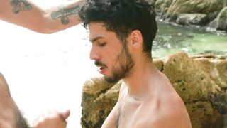 Pietro Siren Bottoms For Paulo Saint On The Beach