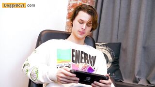 Emptying His Huge Teen Cock - Zachari Wilks