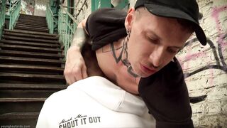 Young taggers ass fucked raw