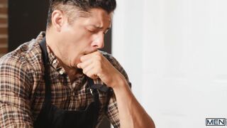 Stroking His Big Brush