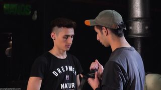 Sucking Down Master's Cum