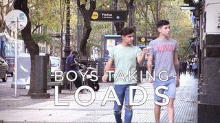 Boys Taking Loads