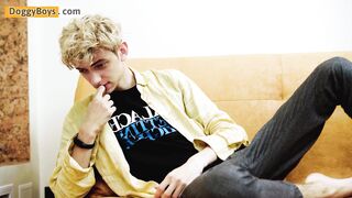 Twink Butt Play With Blond Boy Giulio