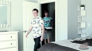 Pumping Cum Into His Ass