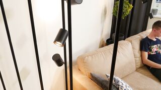 Stretching on the stairs (Olek O'Neight, Ronan Keane)