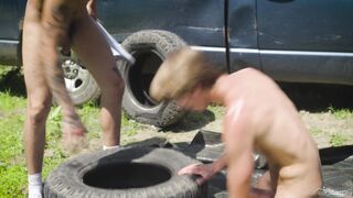 Plow & Seed Scene 2 - Leo Louis and Angel Elias